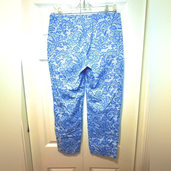 J. McLaughlin Dock capri bi stretch print, elegant pants. Size 8. EUC - Picture 10 of 10